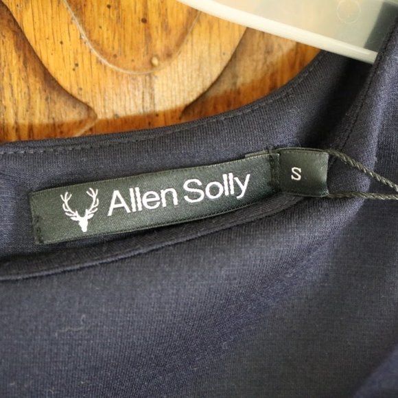 ALLEN SOLLY Colorblock Sheath Career Dress NWT - Tan, Size S - Picture 14 of 16